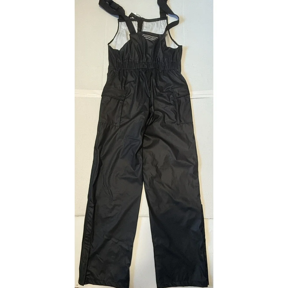CATERPILLAR Longshore Bib - Men's Black Waterproof Windproof Overalls - L/34 NWT